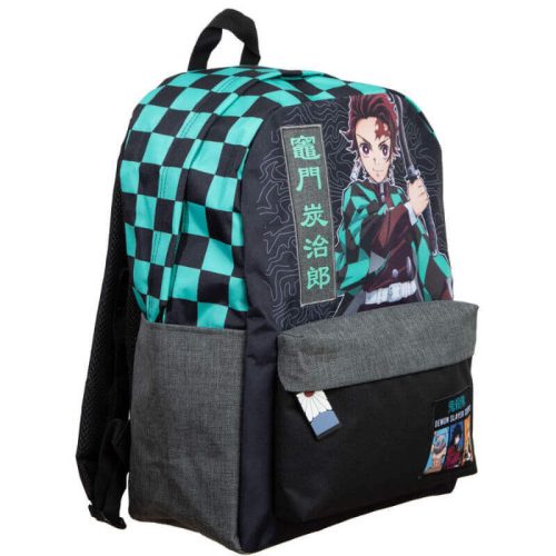 0001379 demon slayer corps checker laptop backpack