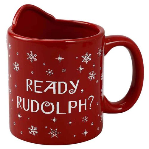 0010872 rudolph ready rudolph 16 oz bas relief ceramic mug