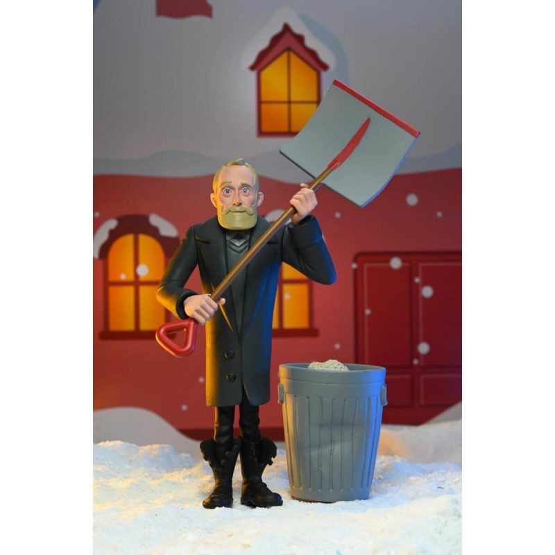 Home Alone NECA Toony Classics Figures, Old Man holding snow shovel