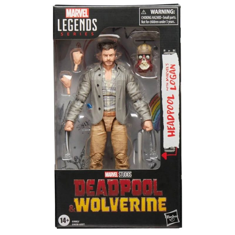 Deadpool & Wolverine Marvel Legends 6-Inch Action Figures, Marvel's Logan in package front