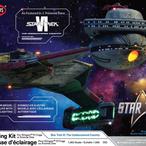 Klingon K’t’inga Star Trek The Motion Picture 1:350 Scale Model Kit - Light Kit