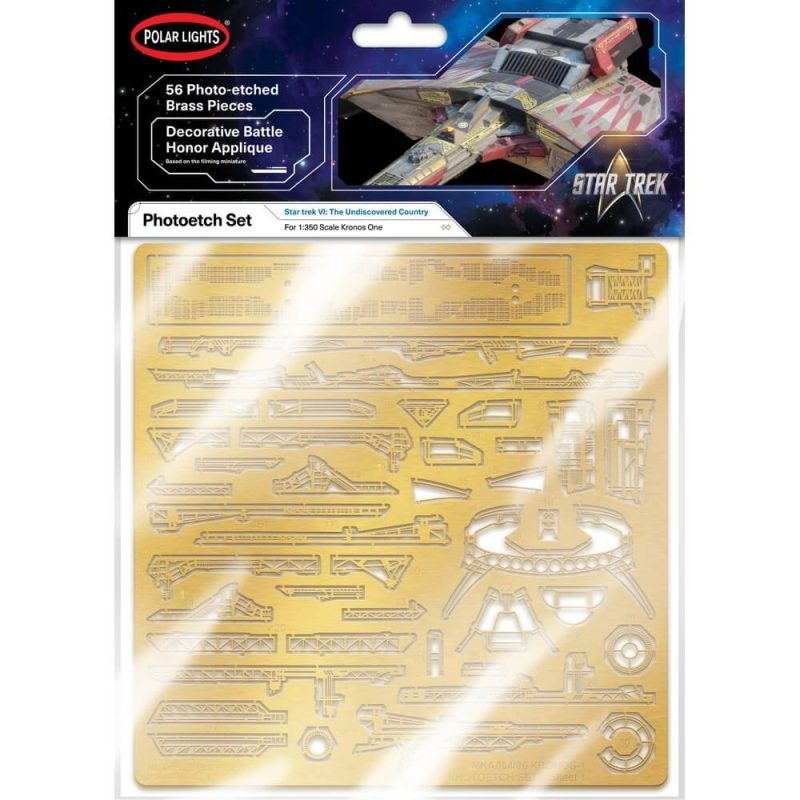 Kronos One Klingon Cruiser Star Trek VI 1:350 Scale Model Kit - Photoetch Detail Set