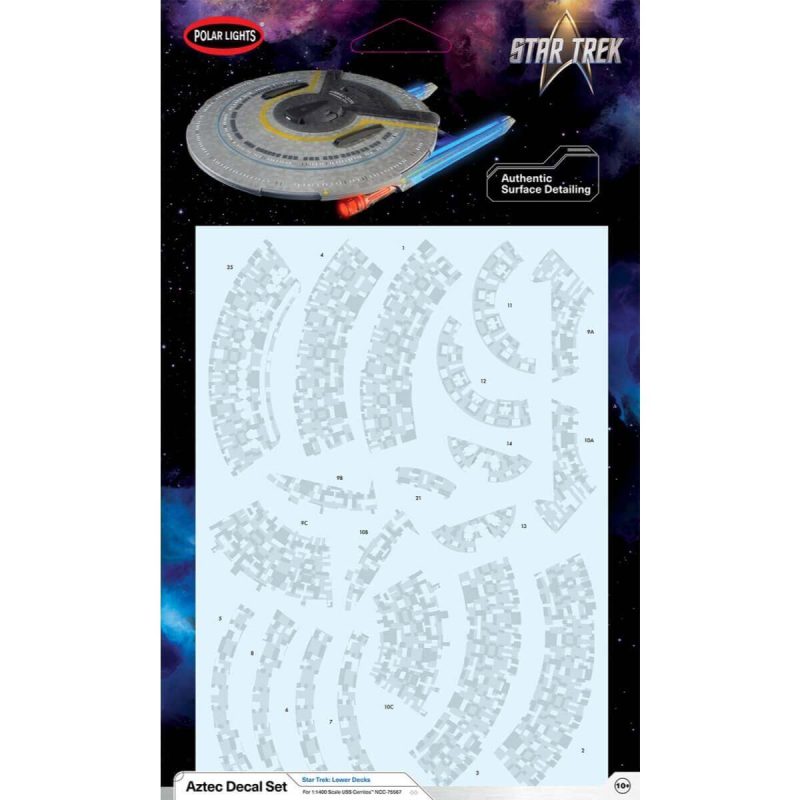 USS Cerritos Lower Decks Aztec Decals 1:1400 scale