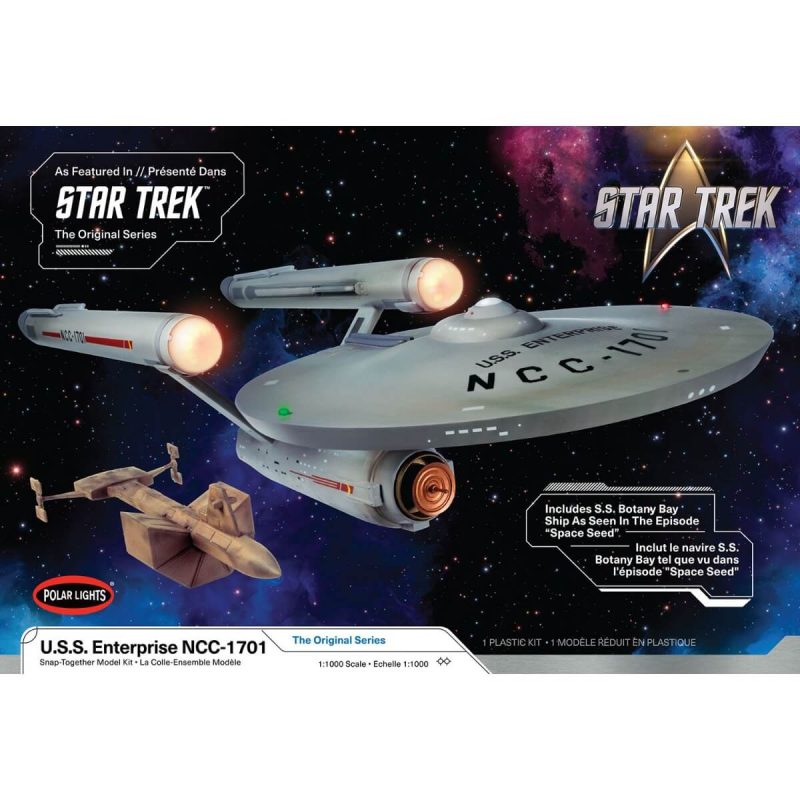 POL1000 Star Trek TOS Enterprise NCC 1701 Pkg