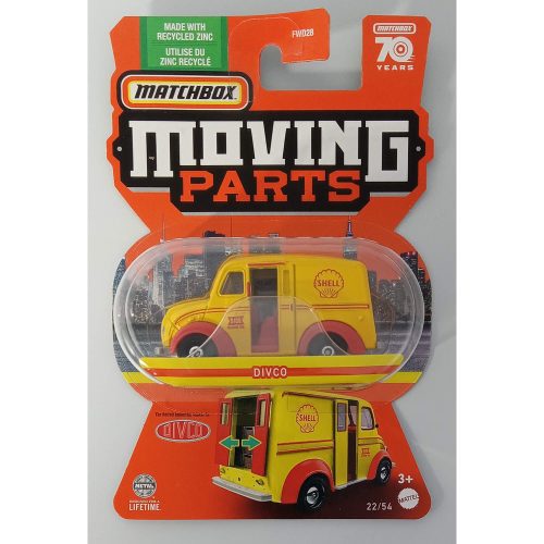 Matchbox 2023 Moving Parts Series 1:64 Scale Diecast Vehicles (Wave 3), Divco