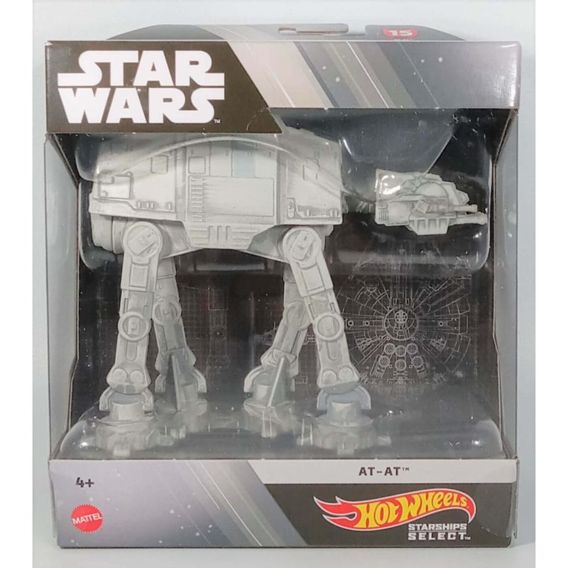 Hot Wheels 2023 Star Wars Starships Select 1:50 Scale Mix 1 Vehicles, AT-AT #15 HHR23